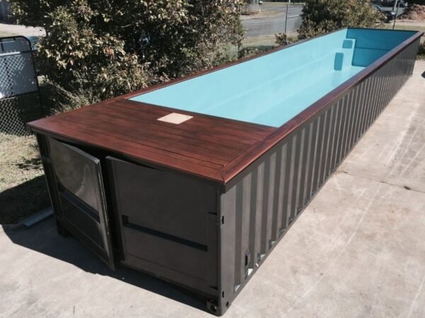 40ft. Shipping Container Pool With Air Heater