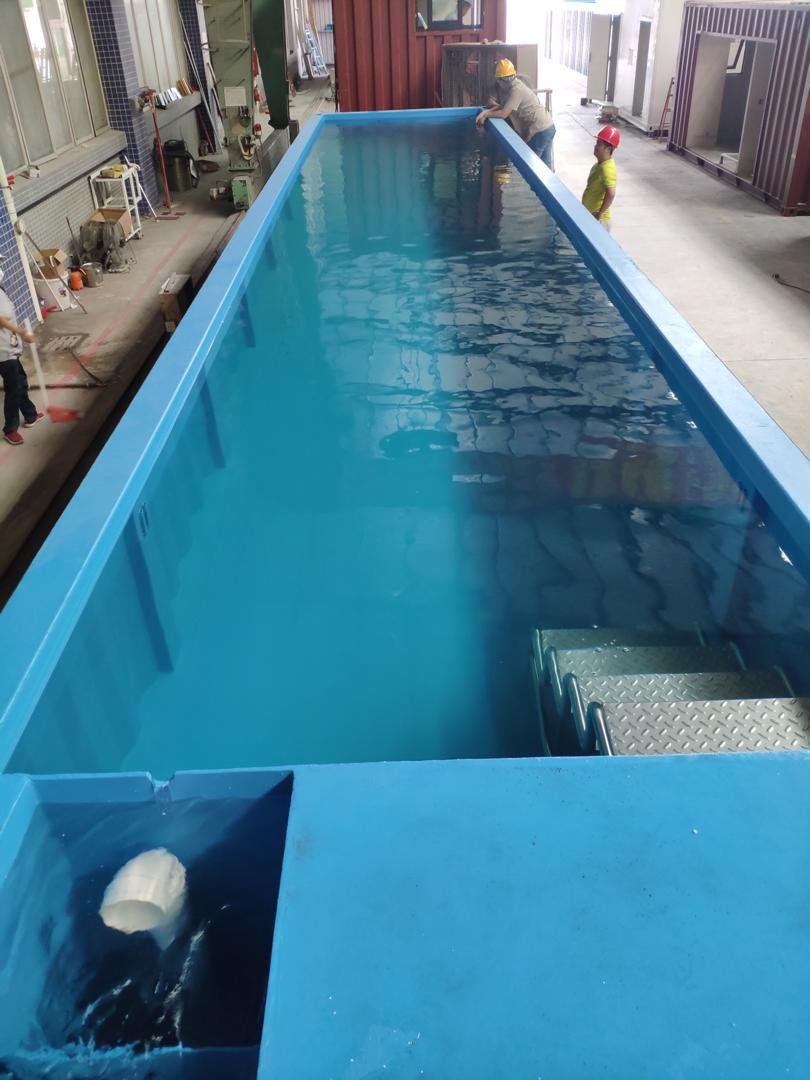 40ft. Shipping Container Pool With Air Heater - Image 5