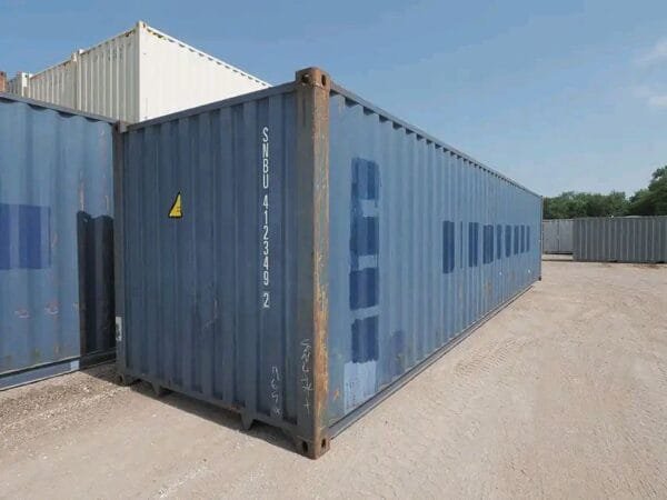 40ft Shipping Container Blue Ral 5013 - Image 2