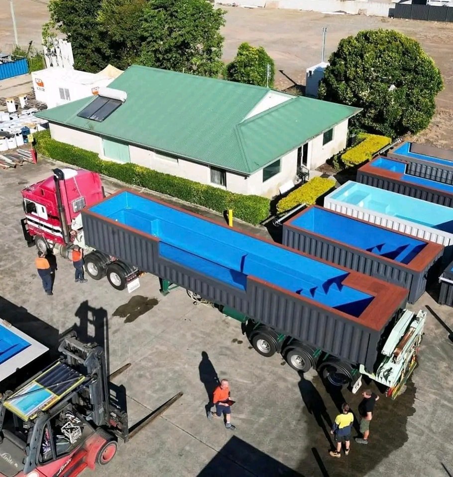 40ft. Shipping Container Pool With Air Heater - Image 3