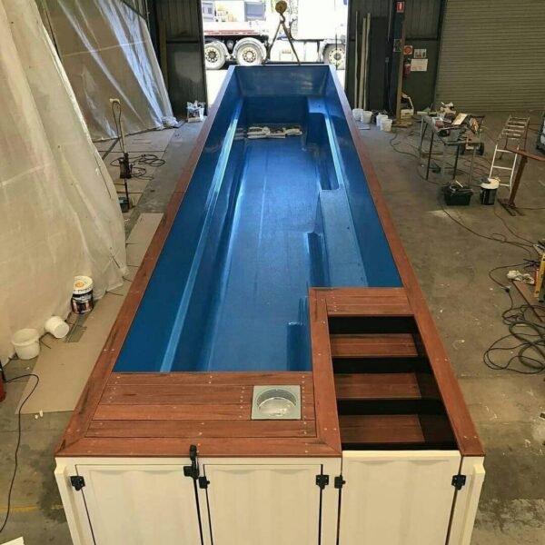 40ft. Shipping Container Pool With Air Heater - Image 2