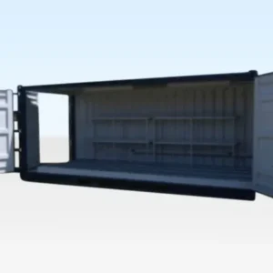 20ft x 8ft Open Side Bunded Open Mesh Floor Store