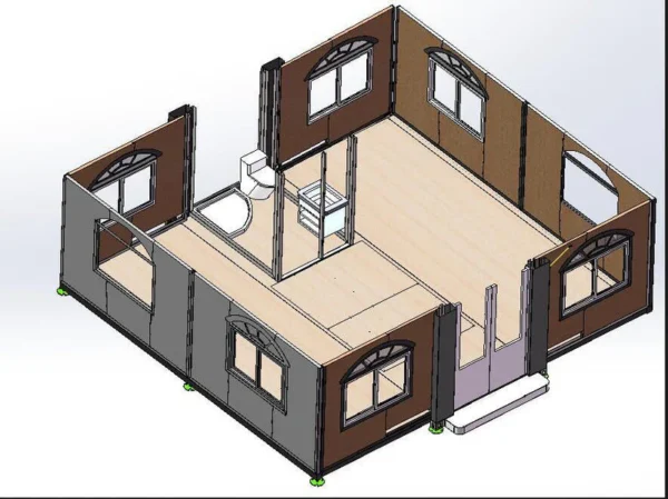 20ft. Container Mobile Expandable Prefabricated House - Image 4