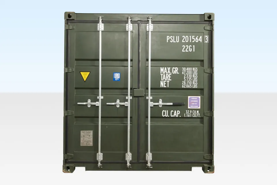 20ft x 8ft Tunnel Container (Double End Door) One Trip - Image 3
