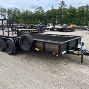 2021 Big Tex Trailers 6.5×16 6K Utility w/Ramp Gate & Spare Tire