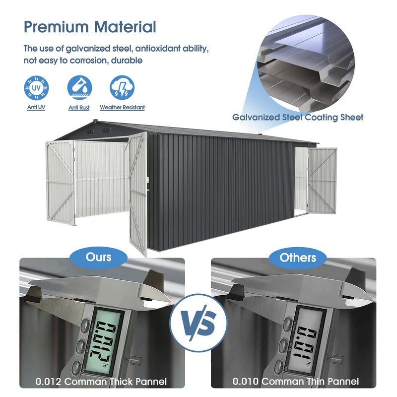 New Metal Storage Shed For Sale - Image 3